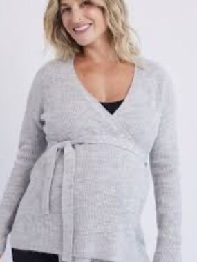 2 x Thyme maternity wrap sweaters
